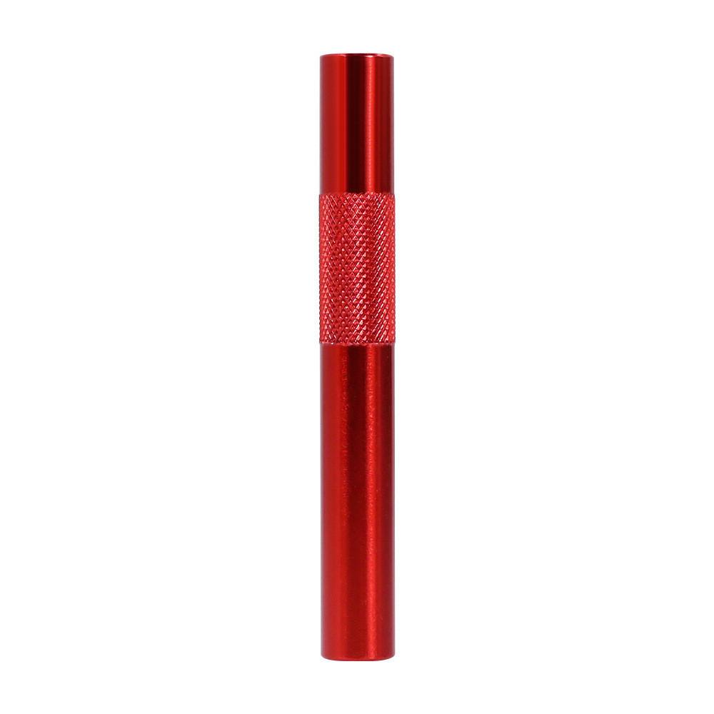Portable Metal Pipe For Smoking Mini Size Silver Color Windproof Function