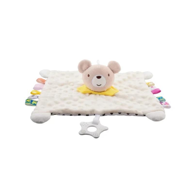 Muslin Baby Comfort Towel Cotton Comforter Blanket Soft Newborn Sleeping Dolls Kids Fashion Sleep Toy Soothe Appease Towel Bibs