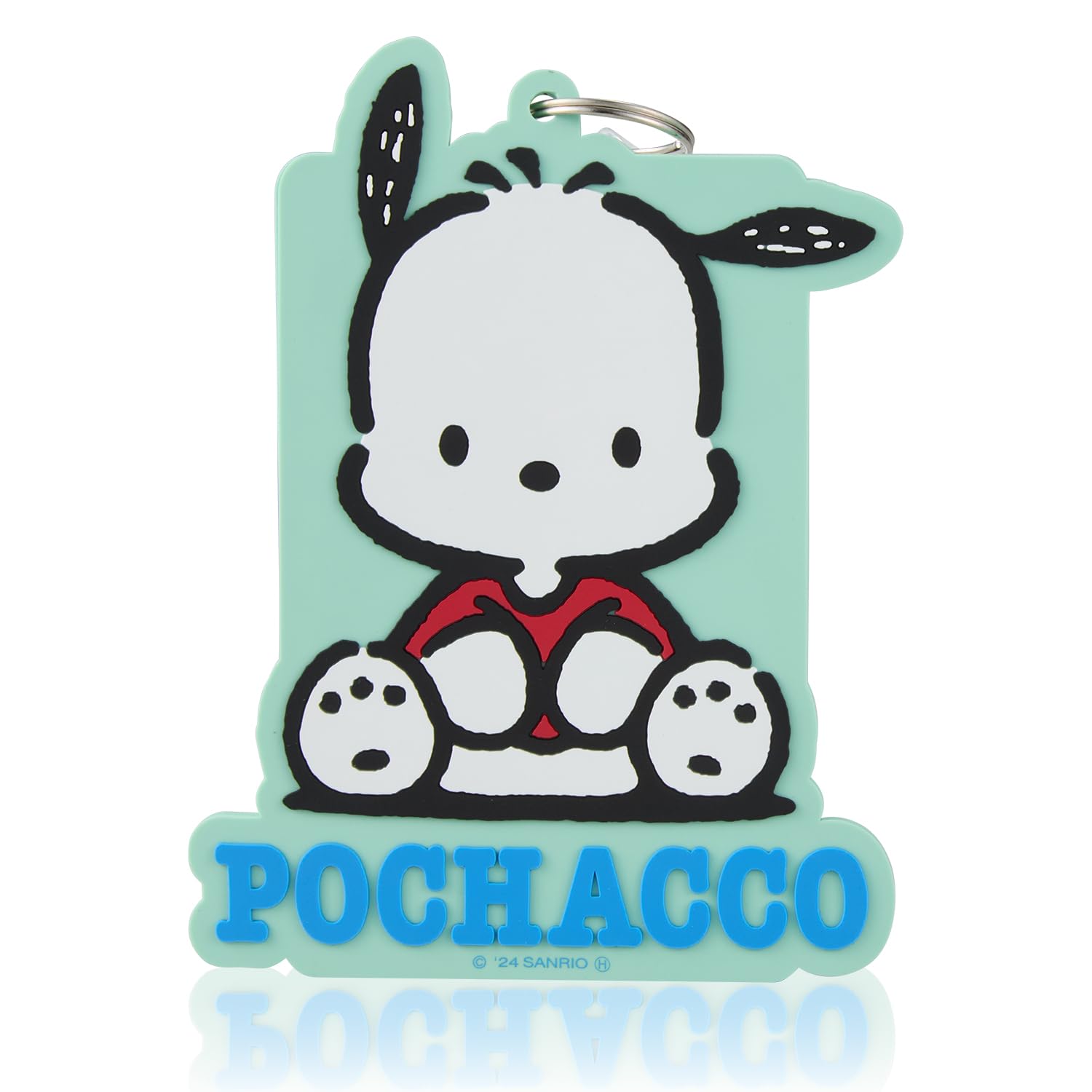 

Чехол для проездного билета Pochacco [Sanrio] 02/зеленый