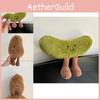 Potato And Pickle Plush Pillow Set With Pp Cotton Filling For Gift Kids