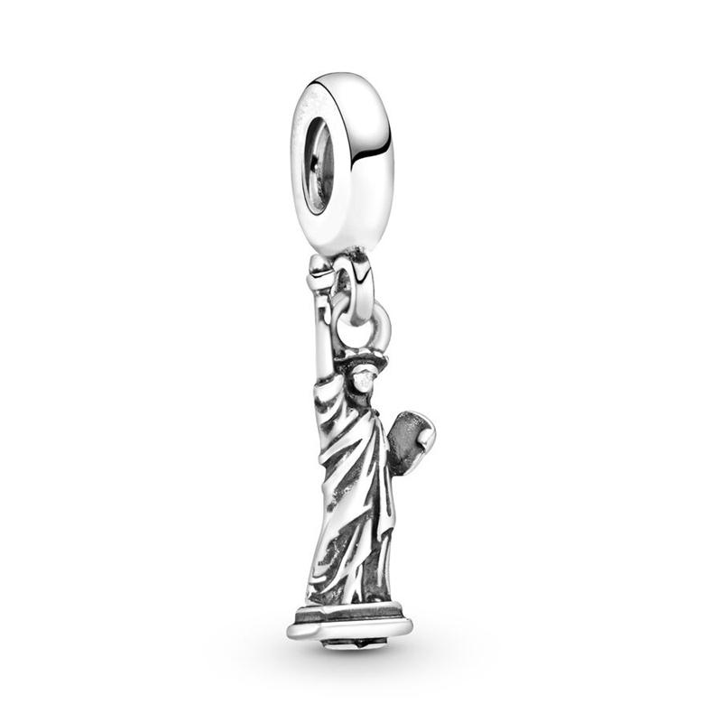 DlY Jewelry Gift Paris Eiffel Tower Charm 15th 21th 50th Celebration Dangle Bead Fit Europeans Silver Bracelet