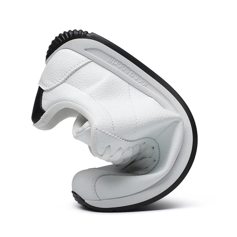 Leisure Running Summer Fashion Anti Slip Mountaineering PU Leather Sports Shoes Tennis Trend  Hot Selling Men White Flat Shoes
