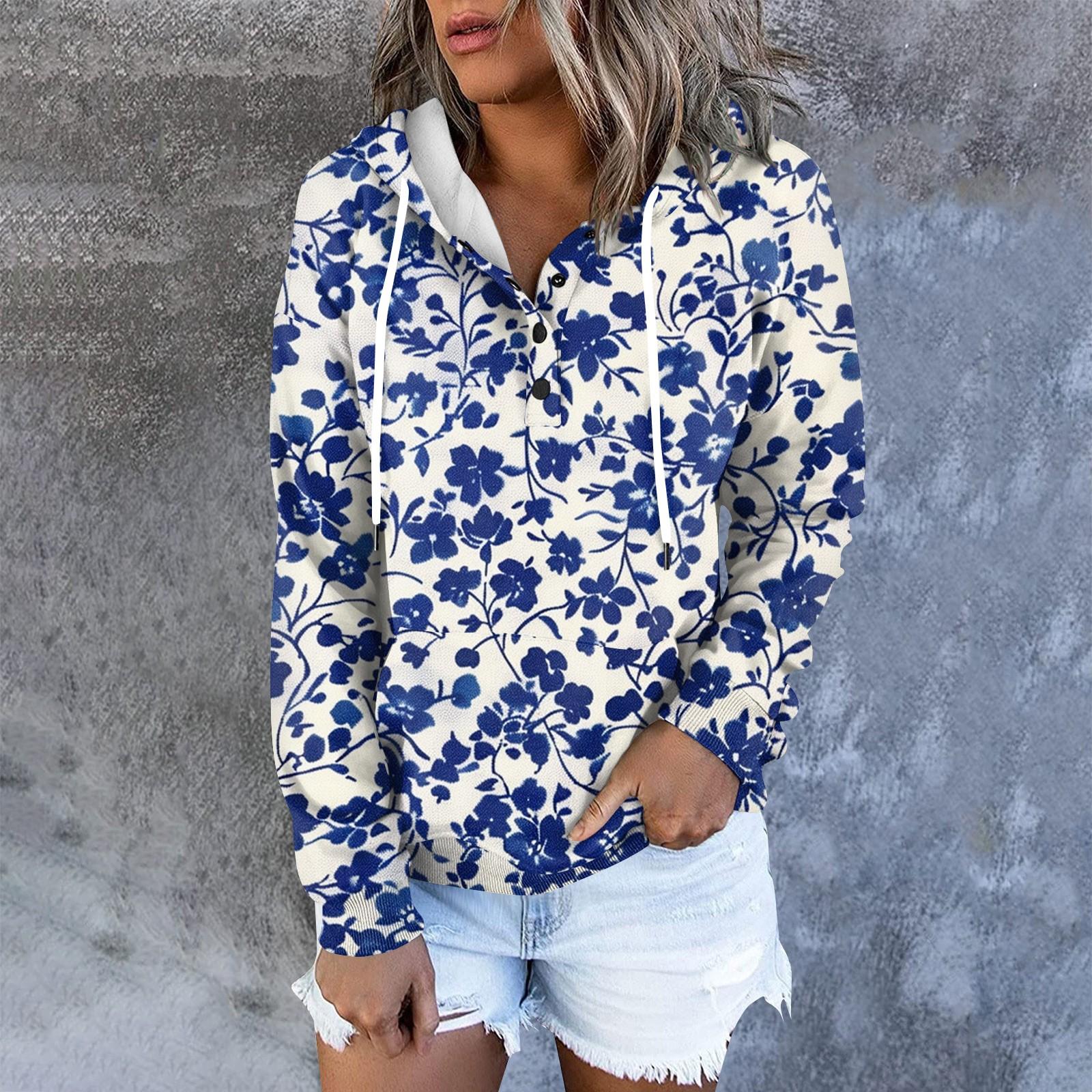 

Женская повседневная модная толстовка с длинными рукавами и круглым вырезом с принтом XL