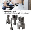 1/2inch 3/4inch Integrated Pipe Threading Tool for Indoor and Outdoor Use Pipe Threader Tool Professional Plumbing
