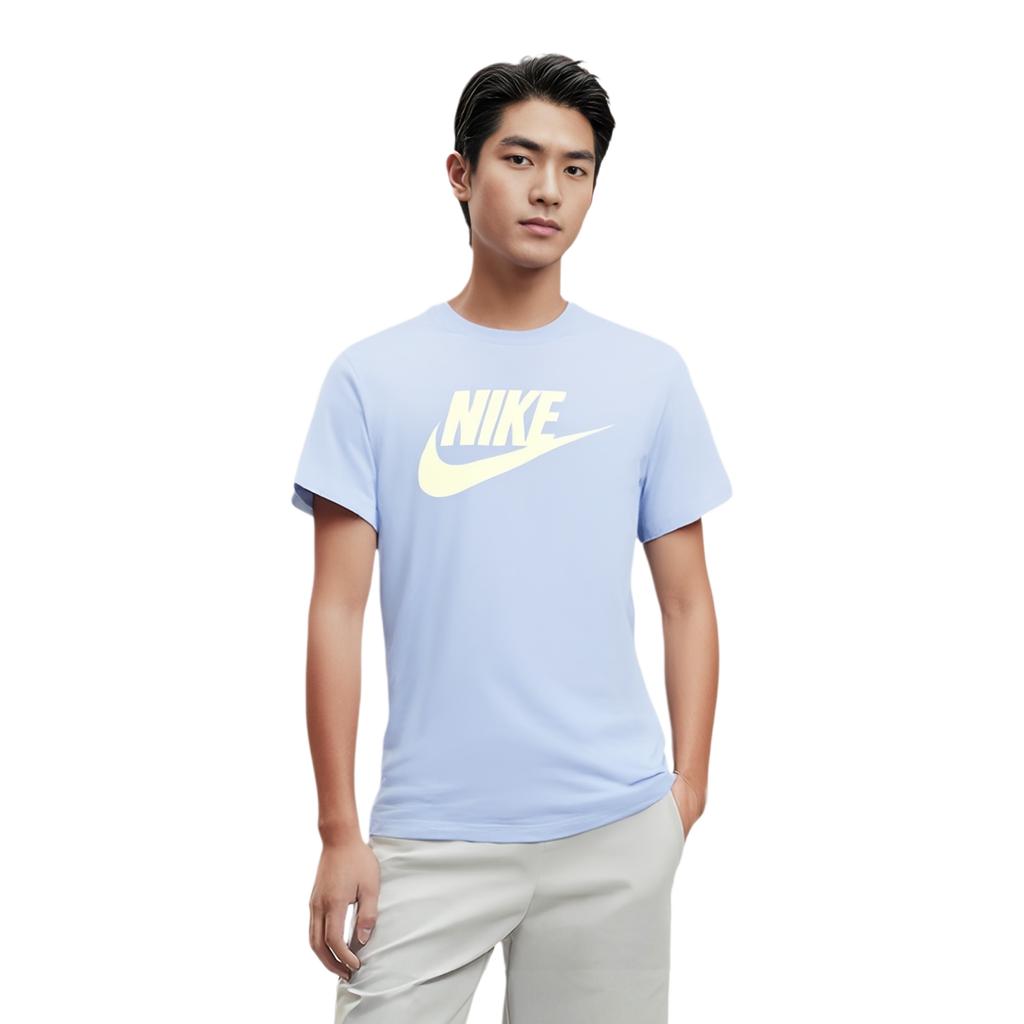 Nike T Shirts Men's Blue Crew Neck Moderate DX1986-548