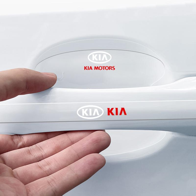 4pcs Car Door Handle Protector Stickers Vinyl Anti-Scratch Protection Auto Film For KIA Rio Ceed Sportage Cerato Soul Sorento