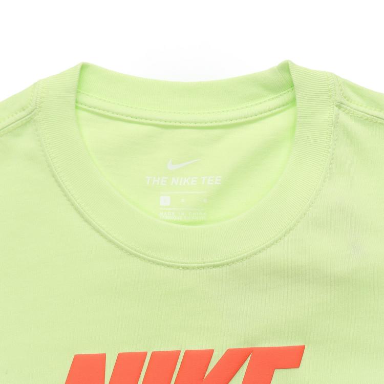 Nike Sportswear Graphic Print Short Sleeve T-Shirt Men Tops Fluorescent-Green DA0938-383