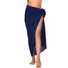 Sommer Sexy Strandrock Damen Strandbekleidung Chiffon Strandwickelrock Handtuch Langer Sarong Cover Up Sexy Bikini Schal für Bademode