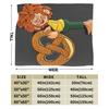 P-Pumuckl Coperta Morbida Accogliente Estetica per Camera da Letto Viaggio Flanella Copriletto Copriletto
