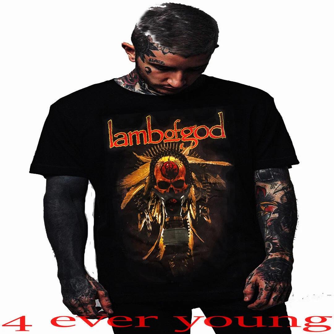 LAMB OF GOD HARD ROCK BLACK T-Shirt Men s SIZES L