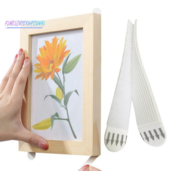 12 Pairs Large Picture Hanging Strips - Heavy Duty Sticky Picture Hangers for Walls, Non-punching Damage Free Adhesive Poster Strips