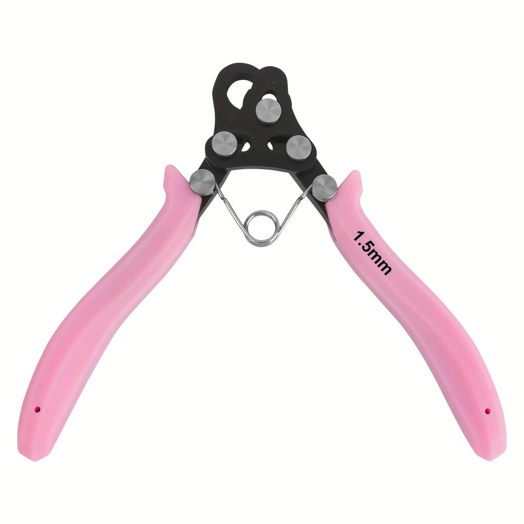1 Pack Pink Metal Wire Looping Pliers -1.5mm/2.25mm/3mm, DIY Jewelry Making, Earring Studs, Copper Wire Bending Tool