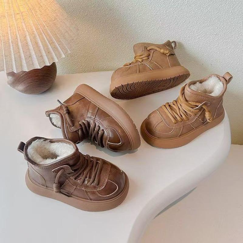 Children's Winter Thickened Anti-slip Snow Boots Kapibala Cotton Shoes Boys' Warm Slip-on Cotton Boots