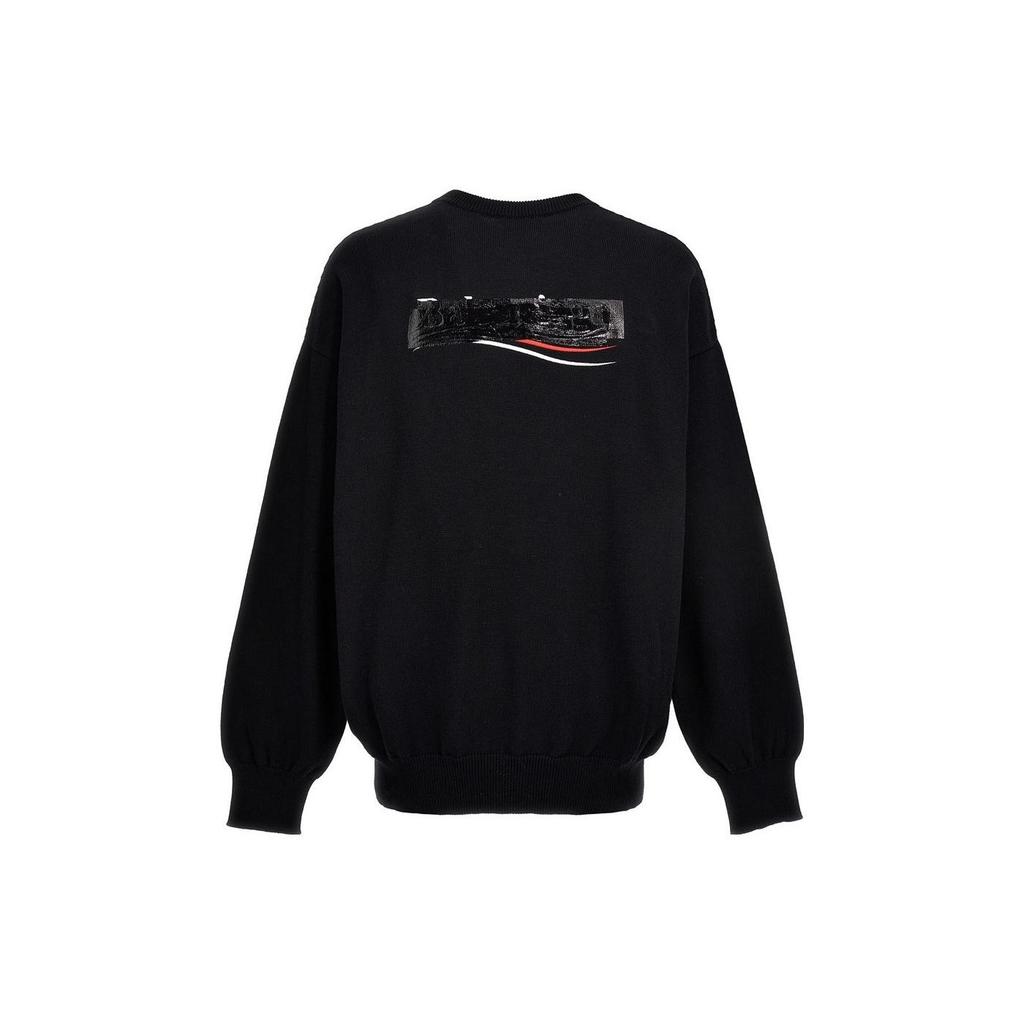 Balenciaga Sweater Regular Fit Men's Black 719158T32631000
