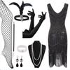 1920s Gatsby-Inspired Sequin Tassel Evening Dress