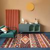 Modern Trendy Bohemian Living Room Rug, Teenage Aesthetic Room Decor Furry Large Rug, Kitchen Bathroom Non-slip Floor Mat