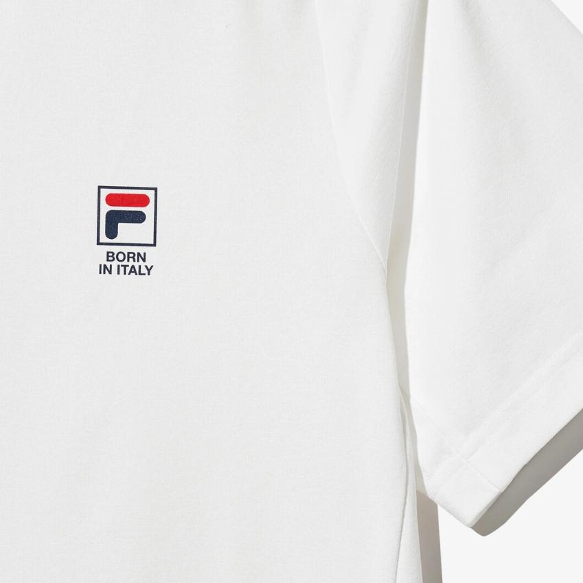 New FILA T Shirts Unisex White FS2RSH2204UOWH