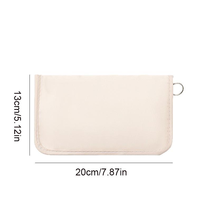 Portable Foldable Medical Pouch Pill Organizer With Zipper Sort First Aid Kit Outdoor Travel Storage Bag Small Items Holder Gift