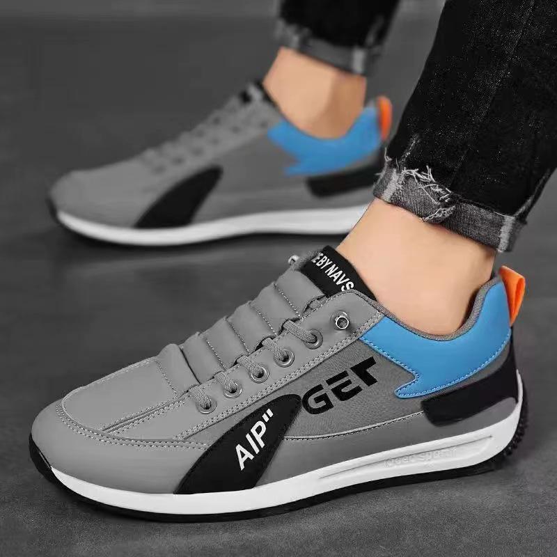 2024 Men's Spring & Autumn Lace-Up Running Shoes - Trendy Fashion Sports Footwear