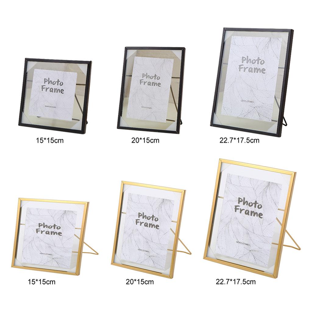 Modern Photo Frame Ornate Photo Frame Picture Frame Metal Floating Glass Artwork