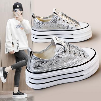 Canvas Schuhe Damenmode Bling Plattform Vulkanisierte Sneakers Designer Sommer Casual Sports Canvas Sneaker Schuhe Zapatillas