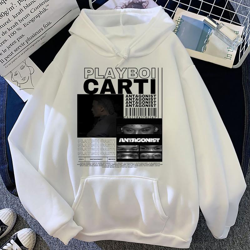 

Rapper Playboi Carti Album Women Hip Hop Rap Sweatshirt Women Casual Loose Hoodies Streetwear 3XL