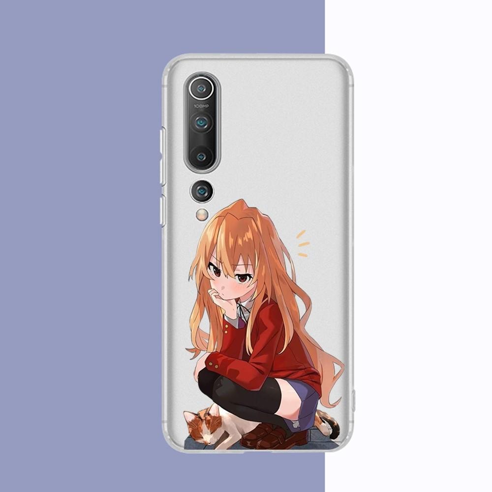 Toradora Taiga Aisaka anime Phone Case For Samsung S 20 21 22 23 for Redmi Note7 8 9 10 for Huawei P20 30 40 Clear Case