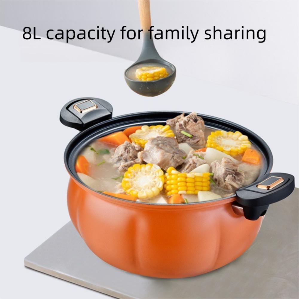2 Layer Micro-Pressure Pot Large Capacity Steamer Stew Pot  Gas Induction Cooker