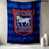 Ipswich Town FC Wall Tapestry Aesthetic Wall Hanging Printed Fabric Blanket Decorative Tapestries for Bedroom Living Room Home Decor