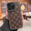 Rhinestones Suitable for Apple 16promax Mobile Phone Case New IPhone 15 Protective Case 14 Old Pattern 13 High End Sense