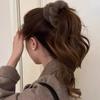 Winter Soft Hair Scrunchies For Women Plush Elastic Hair Band Multicolor Rubber Bands Ponytail Holder Headband Hair Accessories