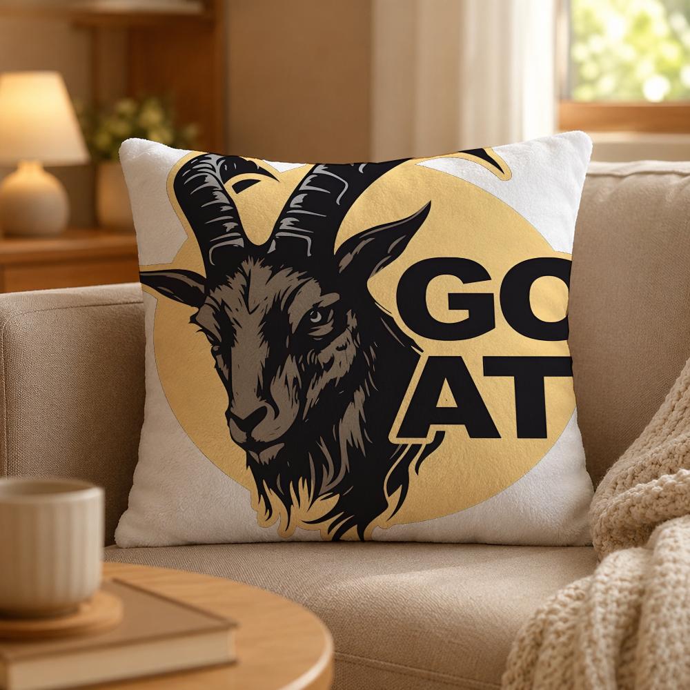 Game Goat Simulator Comedy Cushion Cover Personalized Short Plush Cushion Cover Sofa Pillowcase Bedroom Home Decor Gift