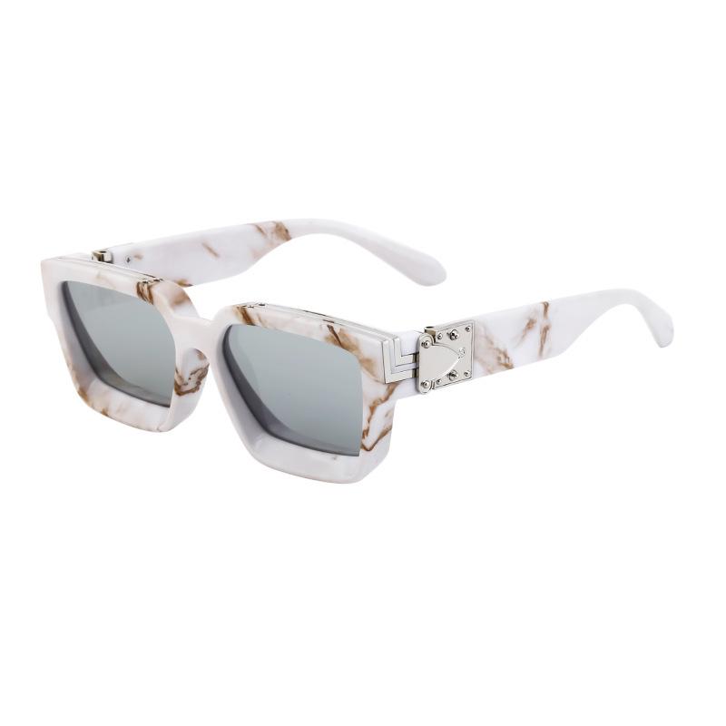 Unisex Square Frame Influencer Sunglasses - High-End Fashion