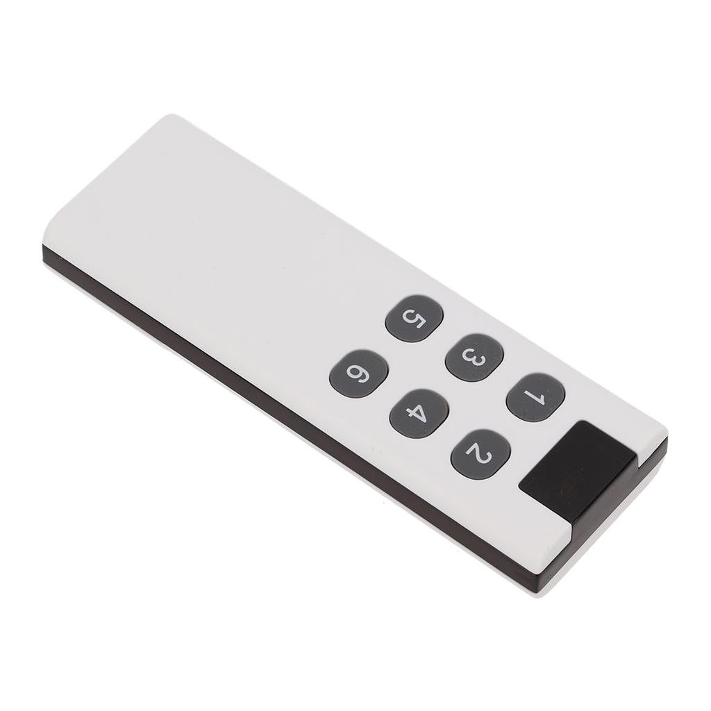 433MHz Remote Control 6 Keys 100 Meters High Sensitivity Fashionable Design Wide Application Wireless Remote Control