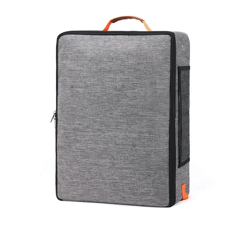 

BOOTEELY Foldable Oxford Fabric Cat Litter Box Semi-Enclosed Splash-Proof Waterproof Travel-Friendly Compact Storage Cat Toilet серый