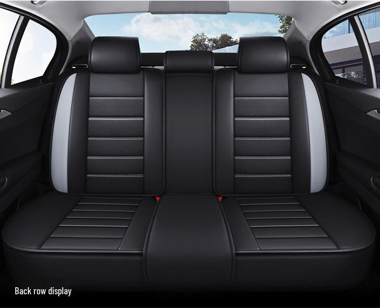 All-Season Leather & Ice Silk Car Seat Cushions for Golf Corolla RAV4 Romeo