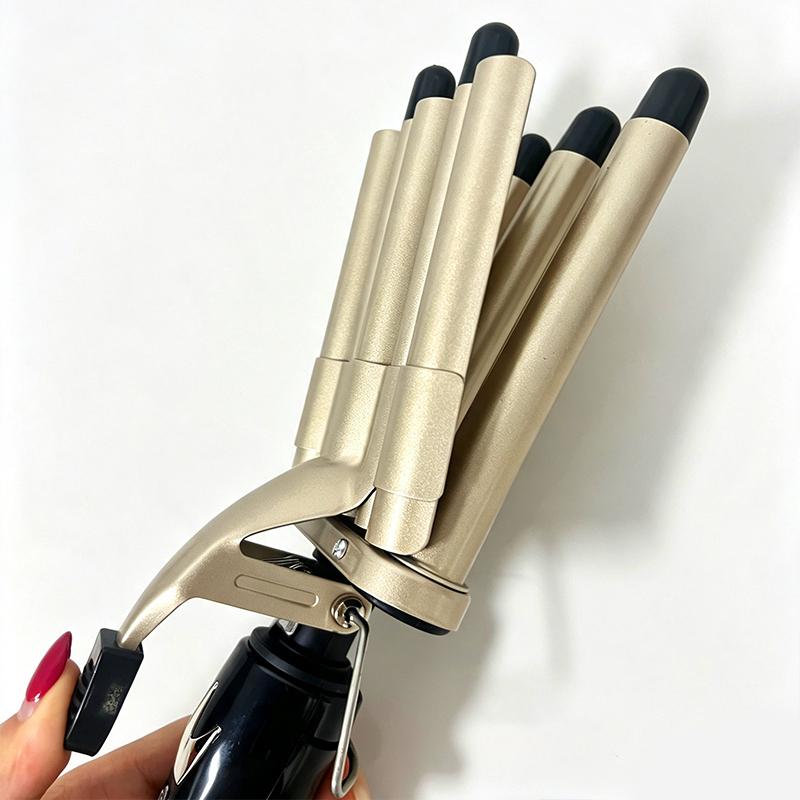 Professional Large-bubble Curling Iron with Automatic Rotation for Waves. Suitable for Home Use and Beauty Salons.