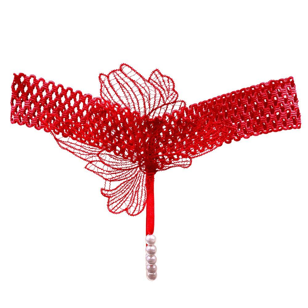 Flirting A Rope Perspective Embroidery Sex Panties Women Free To Take Off Can Be Inserted Into The Yin Beaded Seduction Sexy Thong