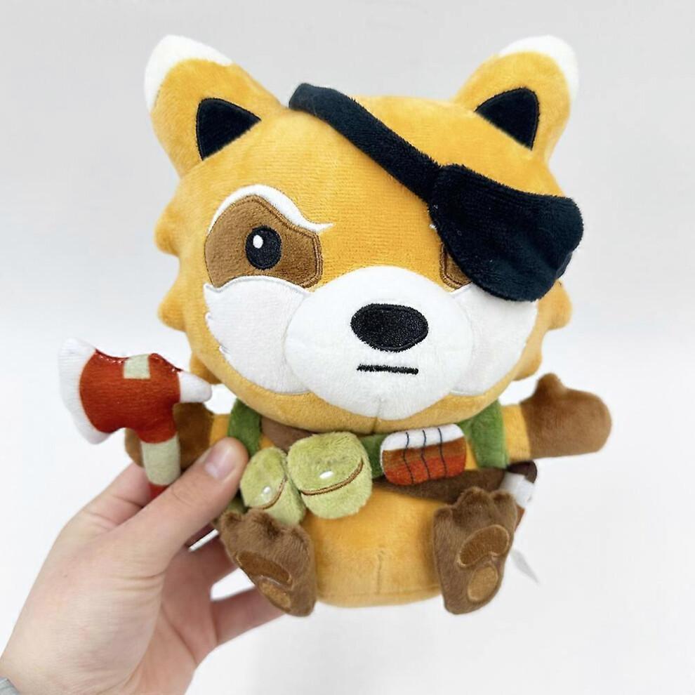 Peluche Steadfast Spiffo Procione Monocolo Giocattolo/Bambola di Peluche