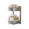 Rotating Double-Layer Kitchen Seasoning Rack