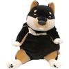 Shinada Global Mochi Series Mochi Dog Shiba Inu Plush Toy Black 22x22x30cm Animal Stuffed Toy