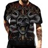 Scary Skull Men's T Shirt 3d Printing Dress Up Scary Adult Top Oversized T-shirt O Collar Casual Short Sleeve Top Men's Clothing