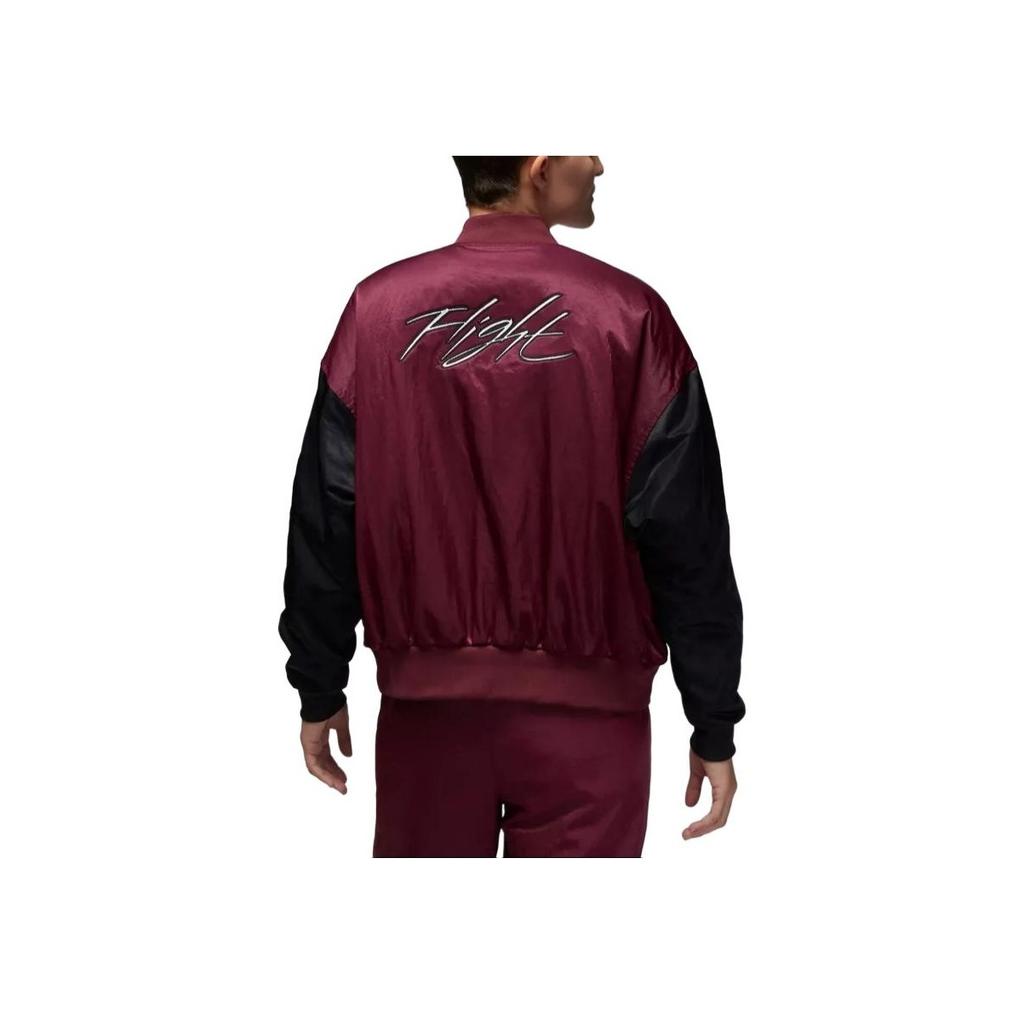 Jordan Colorblock Logo Embroidered Baseball Jacket Women Outerwear DV1414-645