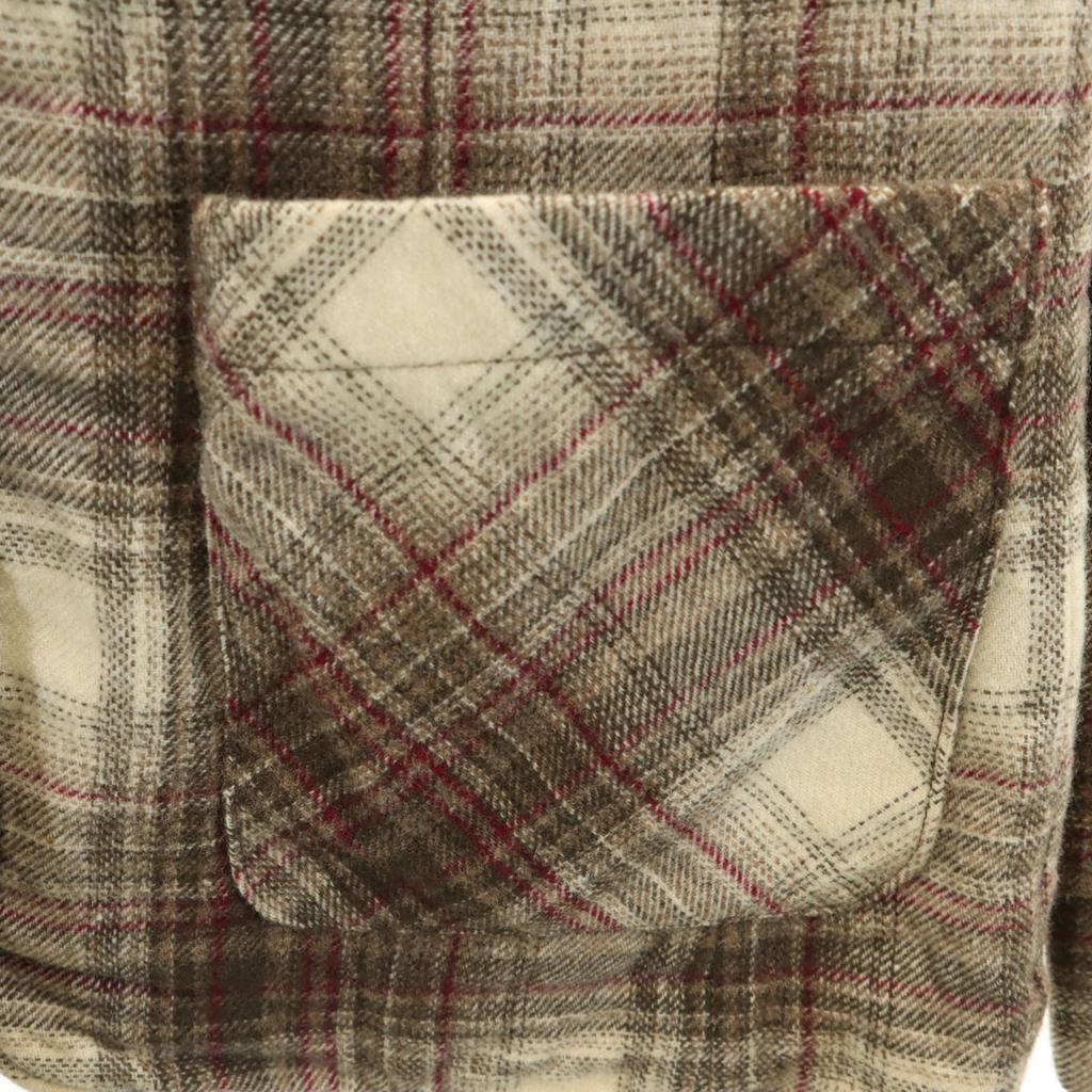 PENDLETON 70s Made In USA Wool Vintage Check Pattern Tailored Jacket 12 Women Used