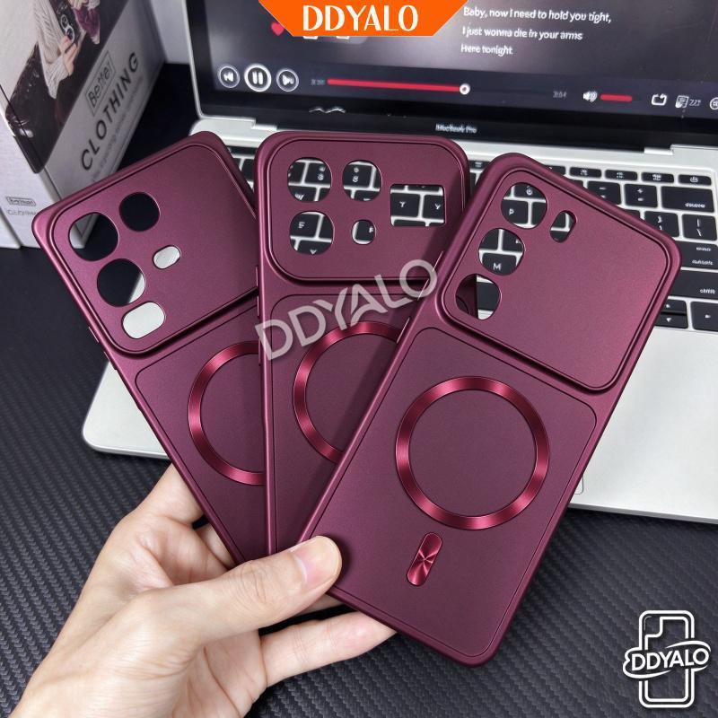 Burgundy Color Phone Case for Infinix Note 60 50 40 30 Pro 4G 5G Smart 20 10 9 8 7 6 HD Pro Plus Hot 70 60 60i 50 40 Pro Plus Pro+ case