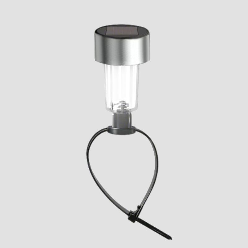 Solar Stainless Steel LED Lawn and Garden Lamp – Waterproof Outdoor Courtyard Light