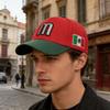 Mexico M Letter Embroidered Baseball Cap Adjustable Cotton Polyester Blend Sunhat For Men Women Kids