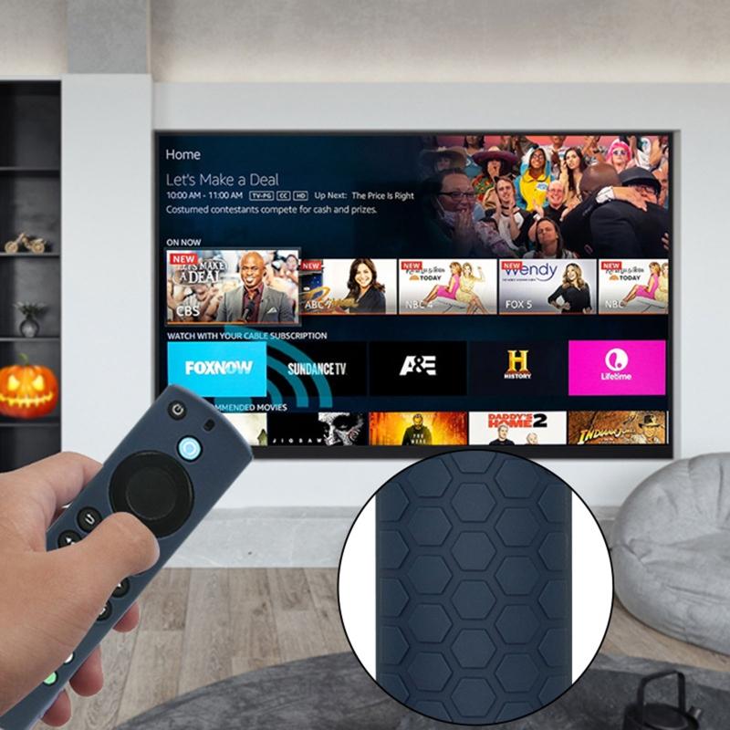For Smart Silicone Remote Control Case Fit for Fire TV Stick Shockproof Protective Soft Cover Skin Non-slip Dustproo