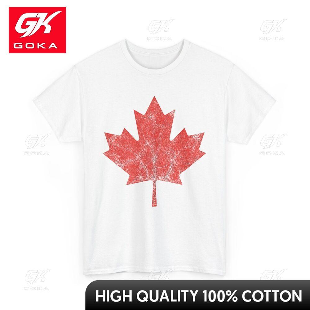 Canada Tshirt Canada Maple Leaf Canada Lovers Canadian Women Unisex Trendy Round Collar Graphic T Shirt Casual Streetwear S