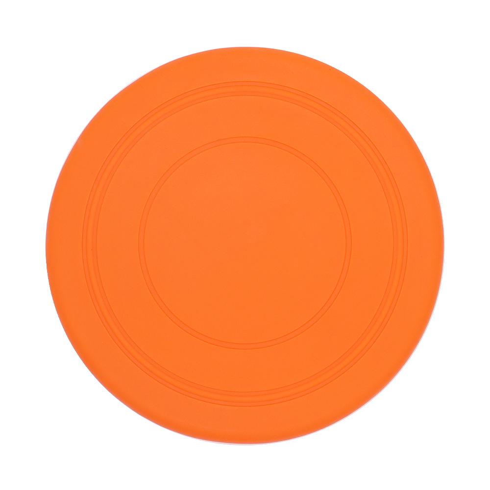Outdoor Sports Durable Chew Pet Training Toy Interactive Dog Toys Resistance Bite Soft Rubber Toys Pet Flying Discs Dog Frisbeed